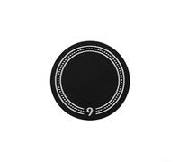 ComfyHarbor Paleta de pickleball con peso contrapeso de acero inoxidable para control de potencia de equilibrio, respaldo de instalación rápida, color negro, 6 g, 9 g, 12 g (9 g)