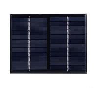 ComfyHarbor Panel solar de 1,5 W, 12 V, módulo de silicona policristalina para juguete de bricolaje, cargador de batería con cable de 15 cm, tamaño compacto de 115 x 90 mm para luz de jardín