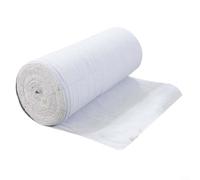 ComfyHarbor Paño de fibra cerámica ignífugo de 2 mm de grosor, manta de soldadura de alta resistencia a 1260 ° C para aislamiento de horno, horno, tubería y recipiente, puerta cortafuego y (1 m x 1 m)