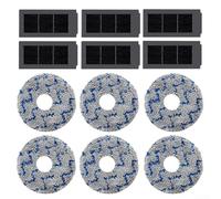 ComfyHarbor Paños y filtros lavables, para ECOVACS, para X5 PRO, para aspiradoras OMNI, almohadillas de limpieza de microfibra reutilizables con filtro HEPA, captura de suciedad mejorada a rayas
