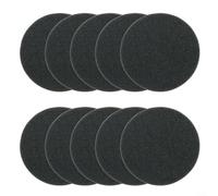 ComfyHarbor Paquete de 10 filtros de repuesto G3 para Lunos e2, ALD-R160, AB 30/60, RA 15-60, e2kurz, e2neo, filtro de ventilación lavable, 140 mm de diámetro, color negro
