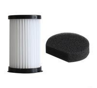 ComfyHarbor Paquete de 2 filtros de aspiradora de repuesto blancos de alta densidad, para Cleanmaxx para CYCLONE modelo de mano PC-P009E, pieza de limpieza eficaz del hogar para atrapar suciedad fina