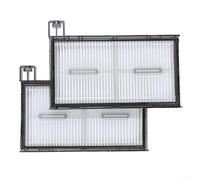 ComfyHarbor Paquete de 2 filtros lavables para la serie X8 Pro, piezas de repuesto de alta eficiencia para aspiradora robot X8 Pro SES, atrapa el polvo del pelo de mascotas, negro y blanco