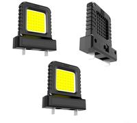 ComfyHarbor Paquete de 3 luces LED de trabajo de 14 W, enchufe ajustable para herramienta eléctrica de 20 V 21 V, lámpara de inspección compacta con haz de inundación ancho para lugar de trabajo