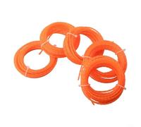 ComfyHarbor Paquete de 5 cables de nailon naranja de 0.095 pulgadas compatibles con recortadoras de cuerdas Ego, cable de césped de 16.4 pies para bordes de césped, jardín para equipos eléctricos al