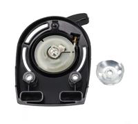 ComfyHarbor Para Honda Recoil Pull Start Starter Conjunto con engranaje compatible con GX35 GX35NT HHT35S Desbrozadora Piezas de motor Reemplazar 28400-Z0Z-315 Negro