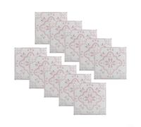 ComfyHarbor Para pegatinas de azulejos, azulejos de pared de PVC impermeables, muebles de cocina, baño, elevador de escalera para decoración, paneles texturizados de pelar y cubrir (mediano)