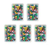 ComfyHarbor Pasadores de repuesto para aparejos de pesca de carpa, 500 pines de cabeza redonda para caja de aparejos, kit de tapón de plástico de 4 mm y 6 mm con estuche de almacenamiento para pesca