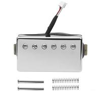 ComfyHarbor Pastilla de guitarra Alnico II con cubierta de latón, 5 pines para conector JST para guitarra eléctrica, encapsulado de cera, sellado al vacío, placa base de cobre para reducción de tono y