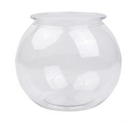 ComfyHarbor Pecera de policarbonato transparente, tanque redondo de acuario anticaídas, para la oficina en casa, pesca al aire libre, cilindro transparente de 12,5 a 26 cm (extragrande)