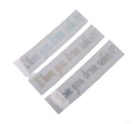 ComfyHarbor Pegatina con texto en inglés "I Love You Drive Safe", linda pegatina para espejo retrovisor, calcomanía de vinilo resistente a la intemperie, para ventana de coche, taza de computadora