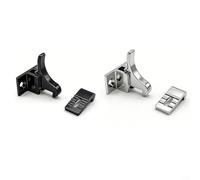 ComfyHarbor Pestillo de codo resistente, pestillo de latón macizo para puerta de armario, con tornillos, para uso comercial institucional, hardware de acabado pulido, para bloqueo y mantenimiento