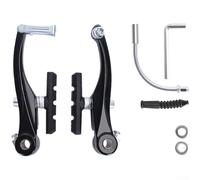 ComfyHarbor Pinzas de freno en V de aleación de aluminio de alta resistencia con ranuras de drenaje y tensión de resorte personalizable para un control de frenado superior para bicicletas de montaña y