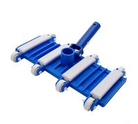 ComfyHarbor Piscina resistente de 14 pulgadas, cabezal de vacío, con ruedas, limpiador de succión, para piscinas sobre el suelo y enterradas, spas, estanques, se adapta a postes de 1.25 pulgadas y