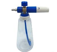 ComfyHarbor Pistola de espuma de alta presión con spray ajustable, boquilla de 0 a 45 grados, control de densidad de espuma para lavado de coches, limpieza de jardín, ABS y lanza de acero inoxidable