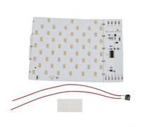 ComfyHarbor Placa de circuito de lámpara de llama solar, controlador de 3.7 V para tira de luz de antorcha simulada con 51 LED, 3 modos de respiración parpadeante constante, sensor nocturno automático