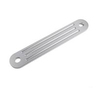 ComfyHarbor Placa de soporte de travesaño marino TSP-2DP, aluminio fundido sólido de 12 x 2 pulgadas, patrón de agujero de perno inferior, para protección de montaje de motor fuera de borda que reduce
