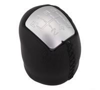 ComfyHarbor Pomo de palanca de cambios manual negro 6+R con envoltura de cuero para Daily IV V VI 2006-2017, para una fácil instalación mango de cambio de repuesto