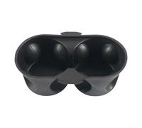 ComfyHarbor Portavasos doble para 2011-2016 y Grand para CARAVAN 2011-2020, reemplaza 1WV70DX9AA, soporte para bebidas de consola central ABS con forro extraíble, negro #