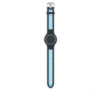 ComfyHarbor Pulsera de silicona para AirTag, funda protectora impermeable y a prueba de caídas con ajuste cómodo, 24,6 cm de longitud para niños, diseño de dos tonos