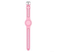 ComfyHarbor Pulsera de silicona para AirTag, funda protectora impermeable y a prueba de caídas con ajuste cómodo, 24,6 cm de longitud para niños, diseño de dos tonos