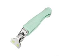 ComfyHarbor Rallador de queso de acero inoxidable, para ralladura de limón, verduras y frutas, herramienta de cocina resistente al óxido 304, con mango ergonómico, gadget portátil ligero (verde