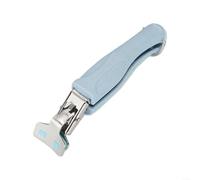 ComfyHarbor Rallador de queso de acero inoxidable, para ralladura de limón, verduras y frutas, herramienta de cocina resistente al óxido 304, con mango ergonómico, gadget portátil ligero (azul nórdico