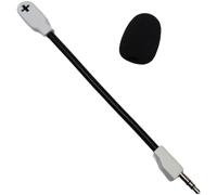 ComfyHarbor Reemplazo de micrófono para auriculares G PRO X2, micrófono ligero de 12 g con captura de audio clara y accesorio de reproducción para jugadores, negro (blanco)
