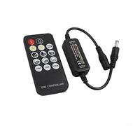 ComfyHarbor Regulador LED inalámbrico, control remoto RF de rango de 20 m con 10 pasos y modos dinámicos para luces COB CSP 3528/controlador CC 5-24V 6A con retardo de seguridad