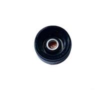 ComfyHarbor Reparación de carrete de metal, tuerca, para, Para DAIWA, PR100, PR100L, PD106 Spinner Wheel Trimmer Refit Part DIY Fishing Reel Accessory Black Red Purple Gold Silver 1pc (negro)