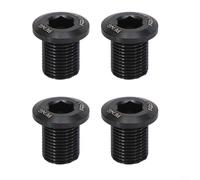 ComfyHarbor Road For Bike Chainring Bolts M8 x 10mm Alloy Chainwheel Tornillos compatibles con ULTEGRA UT6800 R8000 para DURA-ACE DA9000 R9100, paquete de 4 (dorado)
