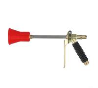 ComfyHarbor Rociador de alta presión con núcleo de cobre ajustable cabezal de riego de jardín boquilla atomizadora giratoria multiusos para césped cama de flores coche limpieza de mascotas resistente