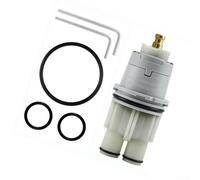 ComfyHarbor RP46074 Repuesto de núcleo de válvula de ducha de equilibrio de presión compatible con grifos de bañera de control múltiple y una sola manija, cartucho de plástico con prevención de fugas