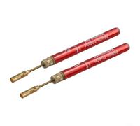 ComfyHarbor Soldador de butano rosa, inalámbrico, lápiz recargable, antorcha con control de flujo de aire, para reparación de joyas, soldadura, doblado de PVC, herramienta de manualidades de bricolaje