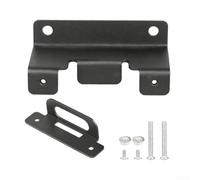 ComfyHarbor Soporte de montaje de arnés de cableado plano de 4 núcleos para remolque, montaje de conector lateral de vehículo de acero a prueba de corrosión para Curt, Hopkins, Reese, acabado negro