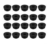 ComfyHarbor Soporte de silicona para ollas Dometic, para thetford, Smev para estufa de autocaravana, soportes de 5 mm, protector de placa elástica, junta antisonajero, negro, 30 unidades (20 piezas)