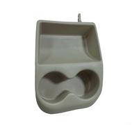 ComfyHarbor, Soporte para taza de consola frontal, para golf para JETTA para VENTO MK3 para A3 LHD US Spec consola central Water Dual Cup Holder 1EM862533 1HM862533E (beige)