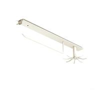 ComfyHarbor Soporte para toallas de papel de cocina, estante de almacenamiento de papel de rollo de acero al carbono con rieles deslizantes silenciosos de doble fila, rotación flexible, almohadillas