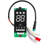 ComfyHarbor Tablero de instrumentos de visualización de scooter eléctrico, para, para Xiaomi 4, Lite 2ª generación, panel de control ABS, con monitor de velocidad, pieza de repuesto verde 21,5x8,5 cm