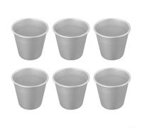 ComfyHarbor Taza para hornear de aleación de aluminio para pudín, postre, crema, tarta, cupcakes, pasteles, quiche, brownie, magdalenas, para mini pasteles, gelatina, recetas de pastel de queso con