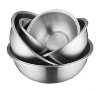 ComfyHarbor Tazón para mezclar de acero inoxidable 304, con tapa, para cocinar en casa, hacer sopas, amasar masa y servir ensaladas, lavabo de cocina (18 cm-1000 ml)