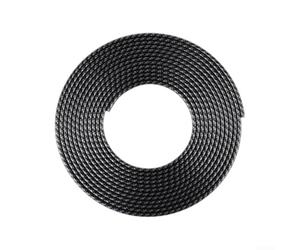 ComfyHarbor Tira protectora de puerta de automóvil, PVC antiarañazos de 5 m para protector de borde, para moldura de parachoques automático, moldura decorativa galvanizada, con diseño recortable, para