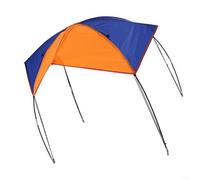 ComfyHarbor Toldo de pesca inflable portátil de 193 x 151 cm, toldo de instalación rápida para barco, refugio marino ligero para lluvia para barco de cuatro personas, color gris #