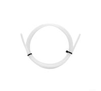 ComfyHarbor Tubo de alimentación de PTFE diseñado con estructura elástica para curvas apretadas sin bloquear el flujo de material para impresoras 3D (blanco-2 m)