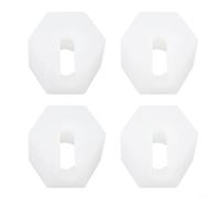 ComfyHarbor Tuercas de repuesto para SodaStream para fuente Crystal 1.0 2.0, juego de conectores de plástico a prueba de fugas, para una fácil instalación de sellado de gas, blanco, paquete de 4 (4