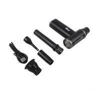 ComfyHarbor Ventilador violento, para turbo fuerte, 120000RPM para mini turbo, con iluminación LED, ventilador de conducto alto de 4000 mAh, soplador de aire de motor sin escobillas, para limpieza de