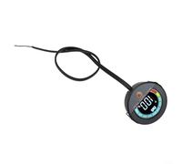 ComfyHarbor Voltímetro digital DC 7-100V, probador de monitor de capacidad de batería, para fosfato ácido/litio/hierro, pantalla LCD a color de gran angular, con modo de baja potencia y memoria de