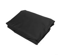 ComfyHarbor Walker Cover 28.3x26x35.4 pulgadas impermeable Oxford Protector de polvo con asiento para ancianos Rollator Almacenamiento Negro (600DpVC)
