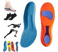 Comfysole Norelie - Plantilla Norelie para fascitis plantar, Comfy Soles, Norelie Comfysole Original, plantillas para pie plano, soporte de arco que alivia la presión (naranja, 35-36)