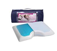 Comfyt Almohada de espuma viscoelástica para dormir de lado, soporte cervical refrescante y agradable para la piel, ortopédica con funda extraíble para una postura adecuada y un sueño cómodo